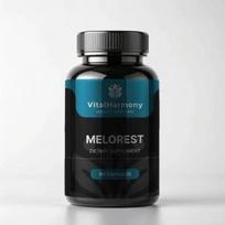 Vital Harmony Melorest - natūrali miego parama 90 kapsulių maisto priedas VIT_MELOREST