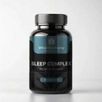 Vital Harmony Sleep Complex" - natūrali miego parama - 90 kapsulių maisto priedas VIT_SLEEP_C