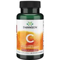 SWANSON Vitamin C Complex with Bioflavonoids 60 Veg Caps maisto priedas SWU833