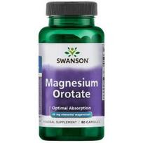 SWANSON Magnesium Orotate 654 mg 60 Caps maisto priedas SWU665