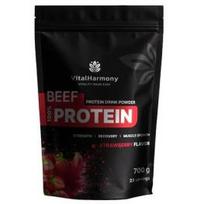Vital Harmony Beff Protein 100%, Drink Powder 700g, Strawberry sportinė mityba VHLPZ