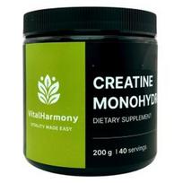 Vital Harmony Creatine Monohydrate 200g, Green Apple sportinė mityba VIT_CR_GA