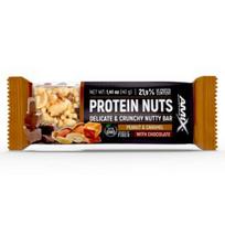 AMIX Protein Nuts Crunchy Nutty Bar 40g, Peanut Caramel sportinė mityba 766.2