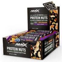 AMIX Protein Nuts Crunchy Nutty Bar 15x40g, Nuts & Fruits sportinė mityba 766.3x15