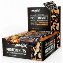 AMIX Protein Nuts Crunchy Nutty Bar 20x40g, Peanut Caramel sportinė mityba 766.2x20
