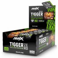 AMIX TiggerZero Multi-Layer Protein Bar 20x60g, Dark Chocolate & Caramel sportinė mityba 819x20