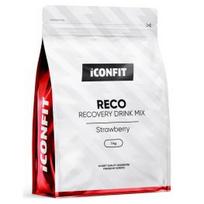 ICONFIT Reco Recovery Drink Mix 1kg, Strawberry sportinė mityba ICF-RD-ST