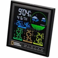 NATIONAL GEOGRAPHIC VA colour LCD Weather Station incl. 3 Sensors meteo stotis 9070700