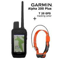 GARMIN Alpha 200 Plus + T20 Collar, Advanced GPS Dog Tracking and Training nuotolinio valdymo pultas šunų dresūros įrenginiui 010-04014-51 / 010-04149-0