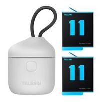 TELESIN -slot waterproof charger Allin box + 2 batteries for GoPro Hero 12 / 11 / 10 / 9¶3 priedas GP-BTR-905-GY