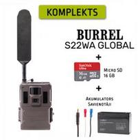 BURREL S22WA Brown Global Forest Camera + SD 16GB + BATTERY + CONNECTORS miško kamera 42799_2/42799/870035/830019/TS16GUSD300S-A