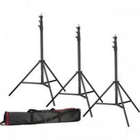 Bresser 3x BR-TP280 PRO-1 tripod (280 cm) + bag Trikojai F004080