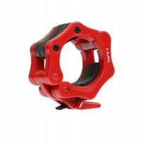 HMS ZG1000R Lock Jaw Collars, 2 pcs, red hanteliai 17-62-038