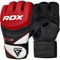 RDX F12 MMA Grappling Gloves, Open Palm, Red, M GGR-F12R-M