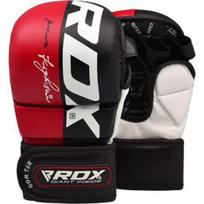 RDX REX T6  MMA GRAPPLING GLOVES HYBRID GEL RED M GGR-T6R-M