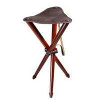 WALD & FORST Three-legged stool with leather Kėdės ir aksesuarai medžioklei 183266