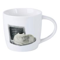 Iš porceliano puodelis baltos spalvos 400 ml Computer Cat – Maxwell & Williams