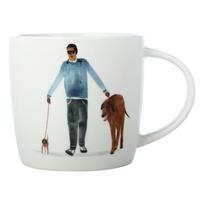 Iš porceliano puodelis baltos spalvos 400 ml Little Dog – Maxwell & Williams