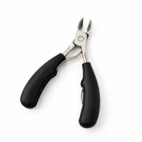 Nagų žnyplės storiems nagams 12 cm, juodos