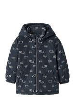 Name It - Nmmmax Jacket Pa Ref Aop Noos - Striukė - Tamsiai mėlyna