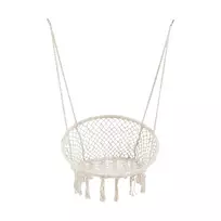 Pakabinamas pintas krėslas „Fėja“ 60 cm, baltas