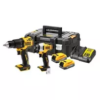 DeWALT DCK2062E2T-QW įvairių elektrinių įrankių rinkinys Baterija
