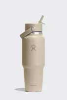 „Hydro Flask“ termo butelis „32 Oz Wide Flex Straw Travel Bottle“ (946 ml) – avižų spalvos