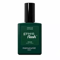 MANUCURIST_ „Green Flash“ nagų lakas „Emerald“ 15 ml