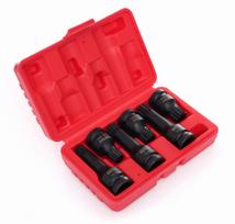 Smūginių 1/2″ galvučių M14, M16, M18 rinkinys, 6 vnt. Kraft&Dele KD11761
