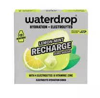 Papildas Waterdrop Vitamin Hydration + Electrolytes Cubes 12P - lemon/mint recharge