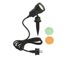 Briloner - LED lauko šviestuvas TERRA 1xGU10/3W/230V IP44 juodas