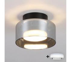 Brilagi-LED RGB įleidžiamas reguliuojamas šviestuvas AURA LUX 1xGX53/14W/230V Wi-Fi Tuya juoda/dūminė