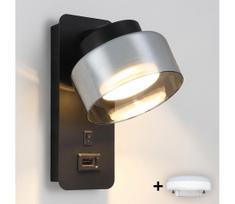 Brilagi-LED RGB reguliuojama lempa su USB AURA LUX 1xGX53/14W/230V Wi-Fi Tuya juoda/dūminė