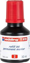 Edding Tusz do mark.perm.30ml raudona T25/002 EDING