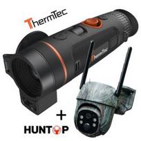 THERMTEC WILD 335L, 384x288, 35mm, 1x-4x, 50Hz, Wi-Fi + Huntop E50 trail camera termovizorius Wild335L / ES-E50G