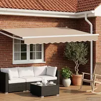 Elektrinė ištraukiama pavėsinė Smėlio 3,5 x 2 m
