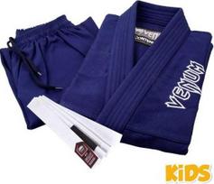 Venum Contender Kids BJJ kimono (su nemokamu baltu diržu) – tamsiai mėlynas