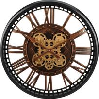 Redcliffs Excellent Houseware SUKIMAS SIENINIS LAIKRODIS, MECHANIZMAS, 50cm, RUDAS
