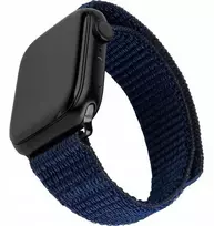 Fixed Fiksuotas | Sportiškas dirželis Apple Watch 42/44/45mm | 160-210 mm | Tamsiai mėlynas | Nailonas