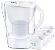 BRITA Filtravimo ąsotis 3,5l marella xl + 4 įdėklai maxtra pro pure performance balta