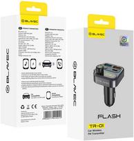 Blavec FM moduliatorius Flash TR-01 MP3, Bluetooth - 2xUSB + Type C - PD 36W QC3.0 18W (TFMFTR01-B) juodos spalvos