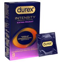 Durex Intensity - papildomai suteptas, be latekso prezervatyvas (8 vnt.)