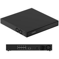 Ajax vaizdo įrašymo įrenginys H2D8PAC 8CH 4K HDMI, 8 PoE prievadai, 2 HDD, juodas