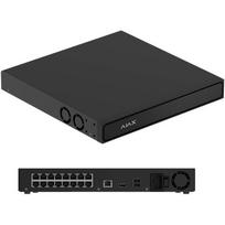 Ajax vaizdo įrašymo įrenginys 140916 16 kanalų, 4K HDMI, 16 PoE prievadų, 2 HDD, juodas
