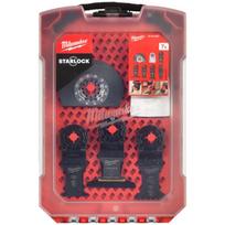 Milwaukee 48906087 7 vnt. STARLOCK daugiafunkcinio įrankio peilių rinkinys, Starlock, mediena su vinimis, įvairūs