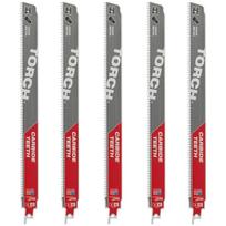 Milwaukee 48475503 SAWZALL TORCH karbido stūmoklinio pjūklo diskas, 300mm, 8TPI, 5vnt, metalui
