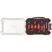 Milwaukee 4932501052, 8mm kotas, 7vnt., karbido medienos frezų rinkinys