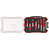 Milwaukee 4932501054, 12mm kotas, 7vnt., karbido medienos frezų rinkinys