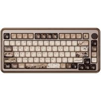 Akko MU02 Mountain Seclusion klaviatūra 6925758630979, 75%, mechaninė, QWERTY, RGB, 4000mAh, 2.4GHz, BT 5.0, USB-C, riešutas