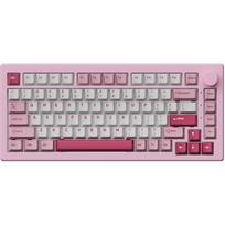 Akko 5075 V3 013-003-007-010-004, 75%, 82 klavišai, mechaninė, RGB, USB+RF+BT, 10000mAh, PBT, rožinė